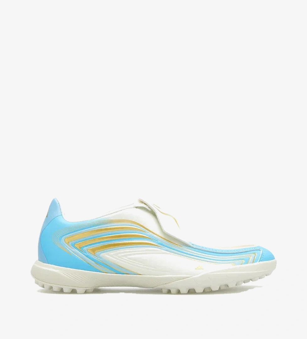 adidas F50 Messi League Laceless Turf Çocuk Bej Krampon