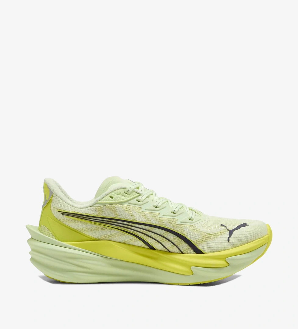 Puma Deviate Nitro 4 Kadın Gri Koşu Ayakkabısı