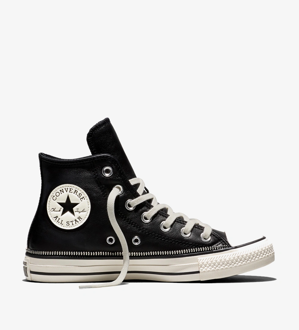 Converse Chuck Taylor All Star Industrial Zipper Deri Unisex Siyah Sneaker