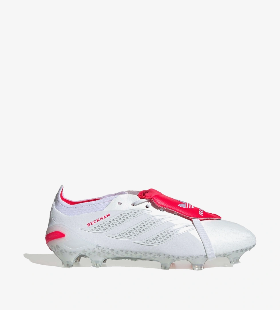 adidas David Beckham Predator Elite FG Erkek Beyaz Çim Saha Kramponu