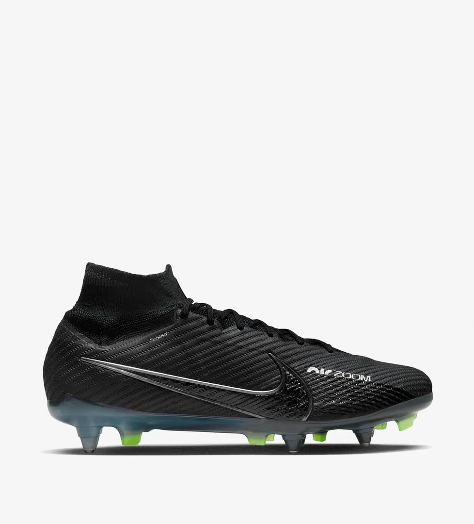 Nike Zoom Mercurial Superfly 9 Elite Sg-Proac Erkek Siyah Çim Saha Kramponu