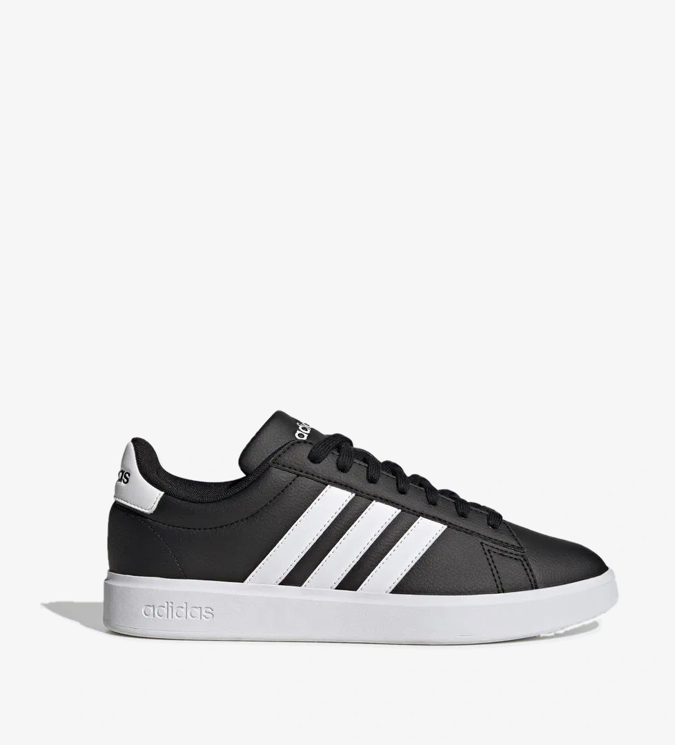 adidas Grand Court Cloudfoam Comfort Erkek Siyah Günlük Spor Ayakkabı - Görsel 1