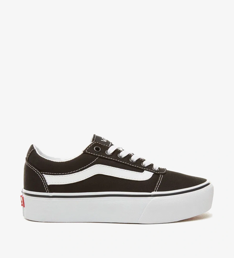 Vans Ward Platform Kadın Siyah Sneaker - Görsel 1