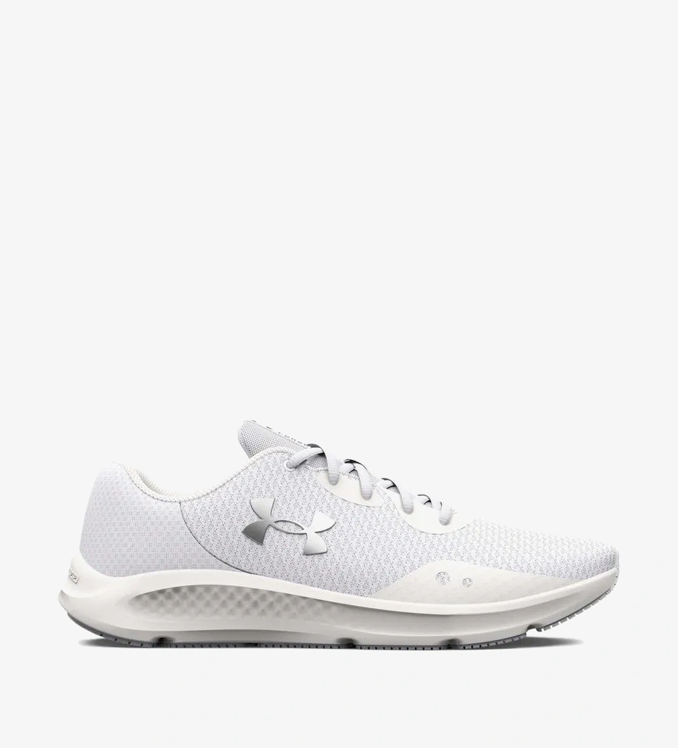 Under Armour Charged Pursuit 3 Unisex Beyaz Koşu Ayakkabısı - Görsel 1