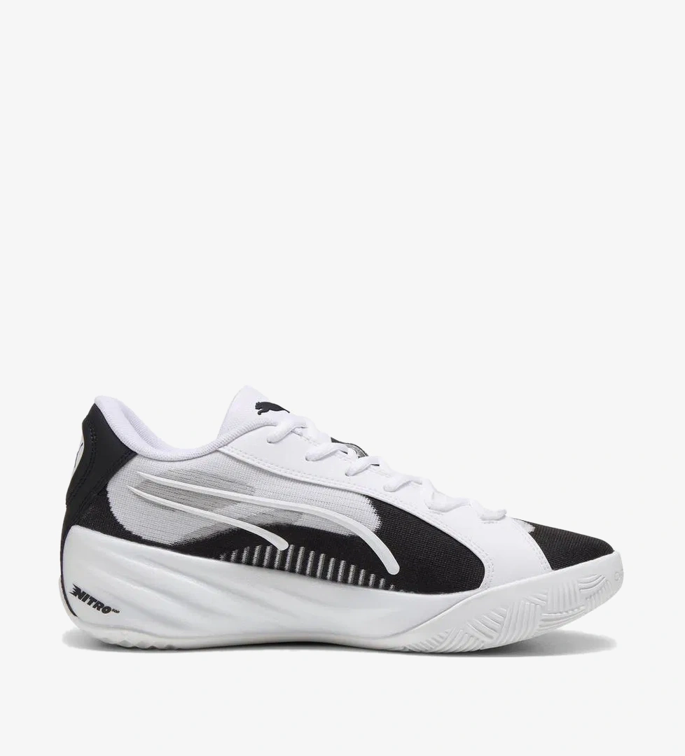 Puma All-Pro Nitro Team Unisex Beyaz Basketbol Ayakkabısı