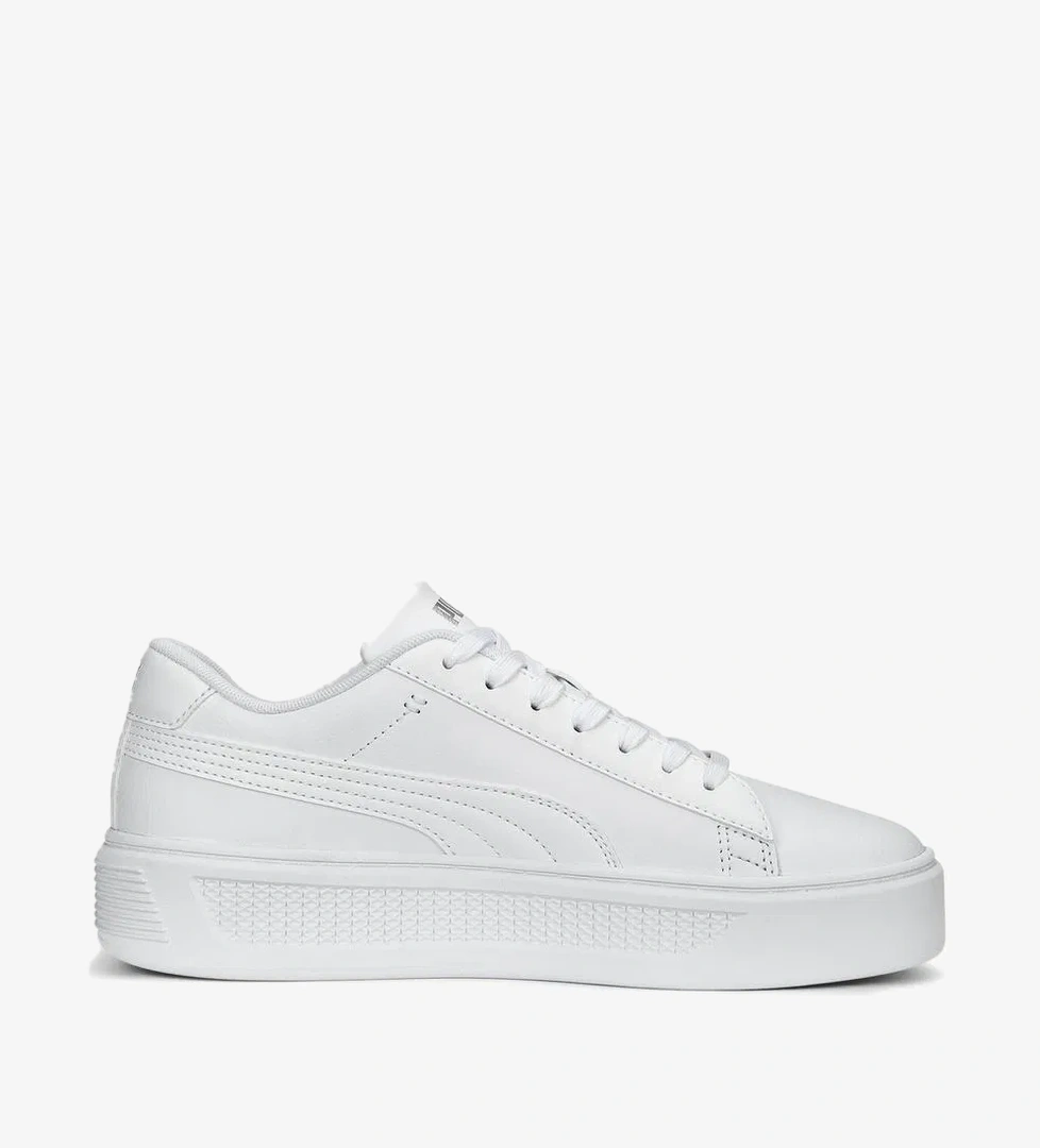 Puma Smash Platform V3 Kadın Beyaz Spor Ayakkabı