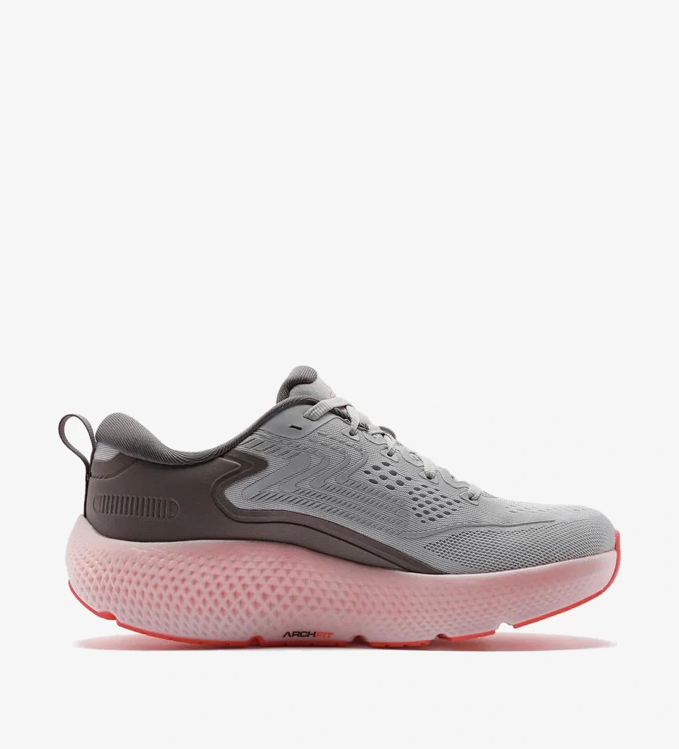 Skechers Go Run Max Road 6 Erkek Gri Koşu Ayakkabısı