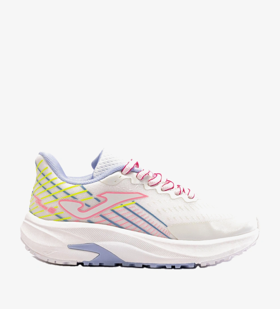 Joma Çocuk Koşu - Yürüyüş Ayakkabısı Super Cross Jr 2402 Blanco Celeste Rosa Jcross2402 SUPER CROSS JR 2402 BLANCO CELESTE ROSA