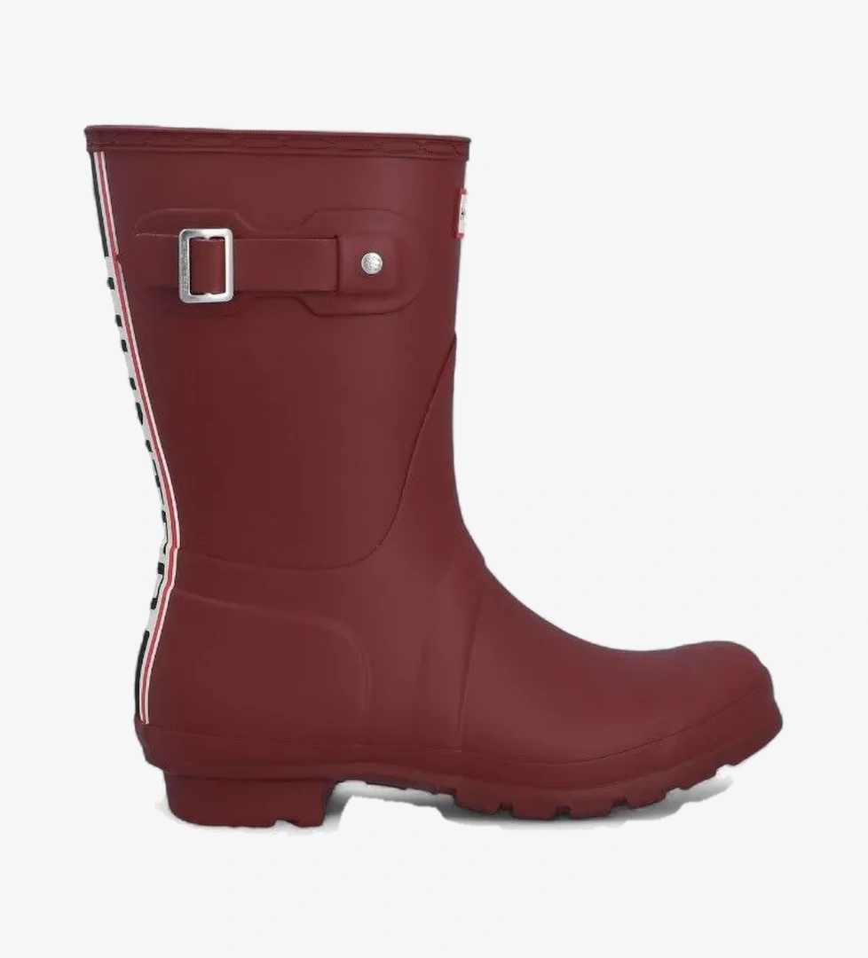 Originals Tri Colour Logo Kadın Bordo Kısa Bot