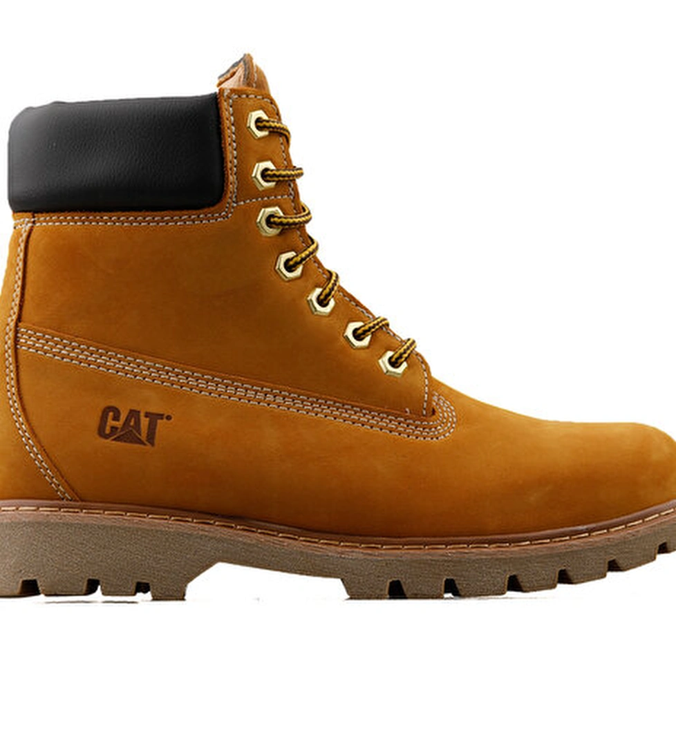 Cat Ayakkabı Bot 015M101377 Clovis Honey Nubuk - Görsel 1