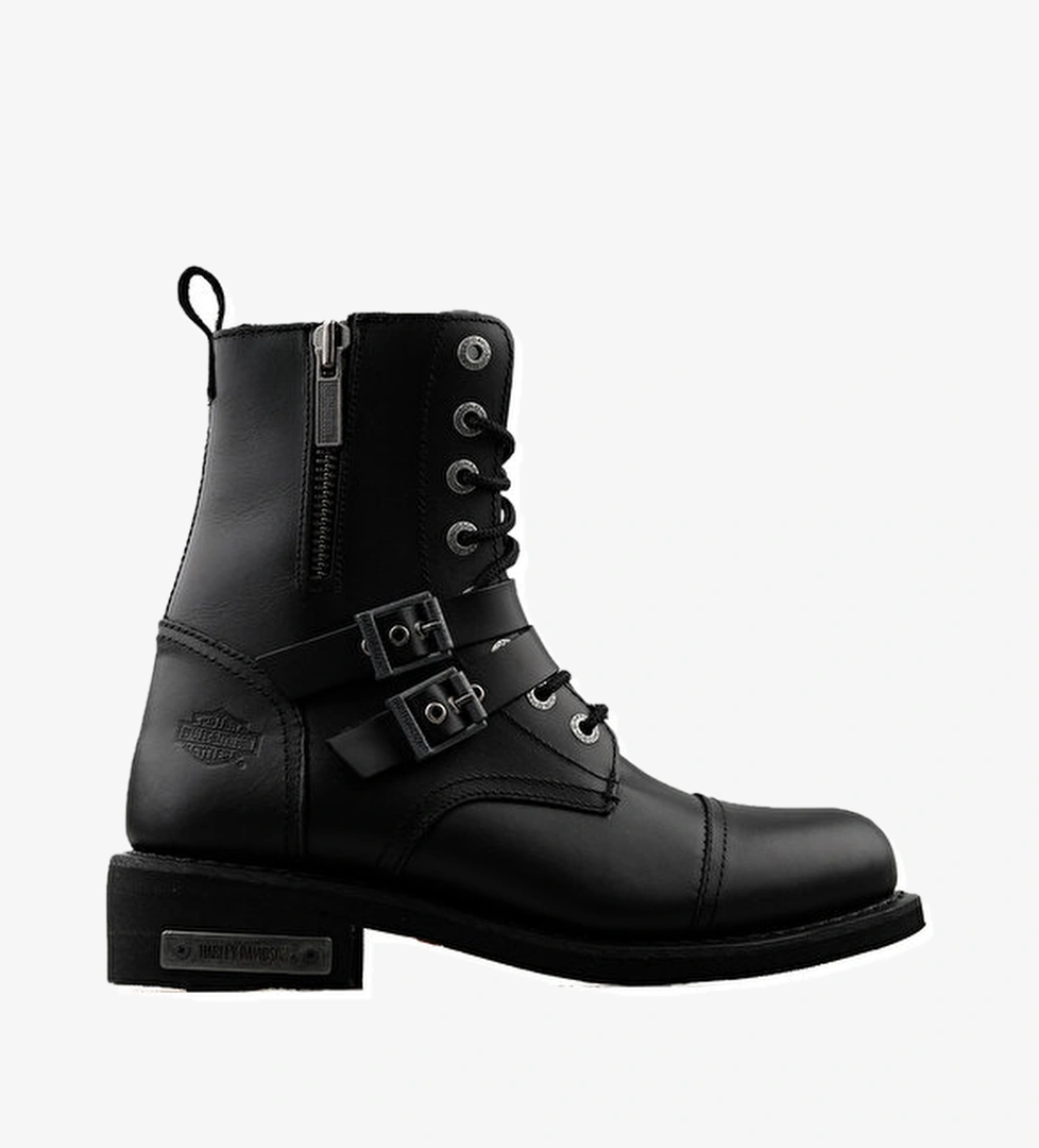Harley Davidson Ayakkabı Bot 025M100719 Black Deri Austin - Görsel 1