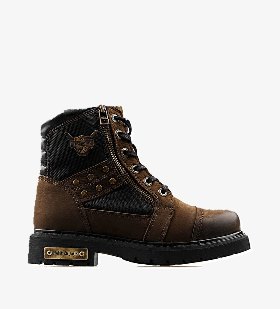 Hammer Jack Hammer Jack Kahverengi Ayakkabı Bot HAKI YIKAMA NUBUK Korayspor'da! Kahverengi - 1. görsel