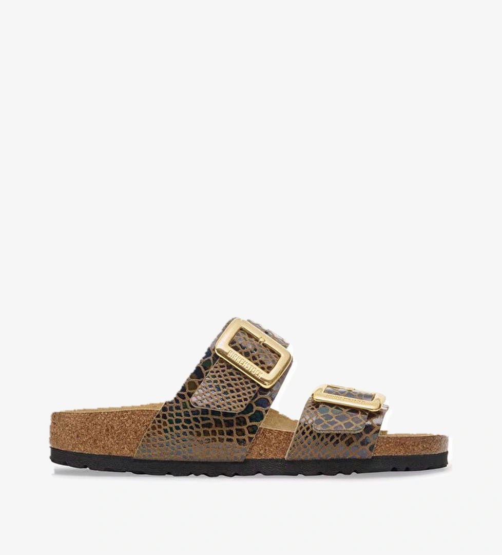 Birkenstock Birkenstock Ayakkabı Terlik SYDNEY CUSHION BUCKLE BF SHINY SNAKE model görseli