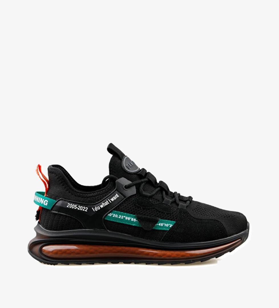 Gamelu Gamelu Ayakkabı Günlük 24Ym Airboss Siyah Yeşil model görseli