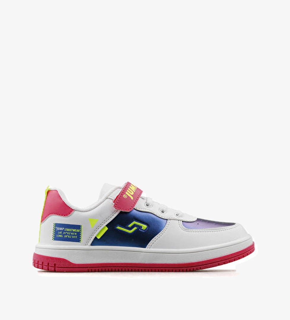 Jump Ayakkabı Günlük 27760 O White Fuchsia Neon Yellow Blue - Görsel 1