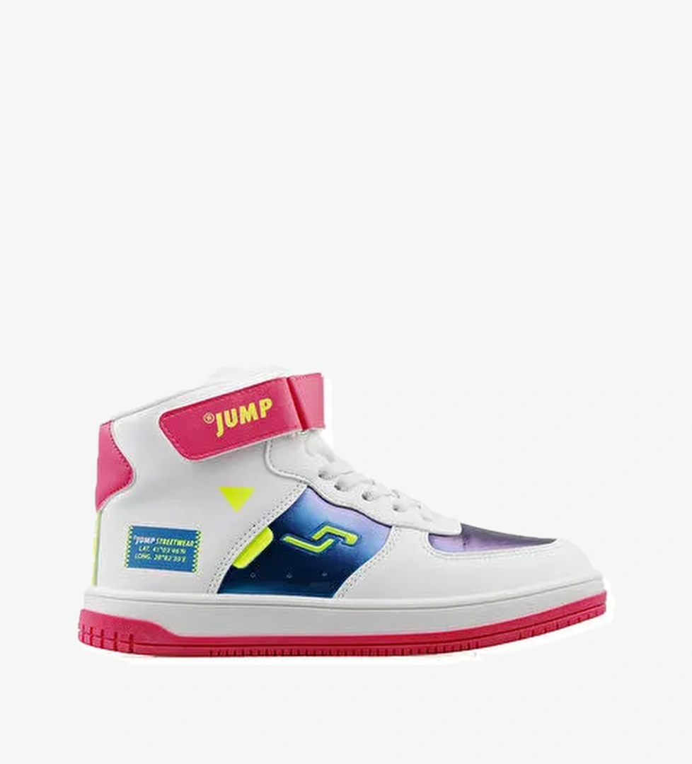 Jump Ayakkabı Günlük 27834 O White Fuchsia Neon Yellow Blue - Görsel 1