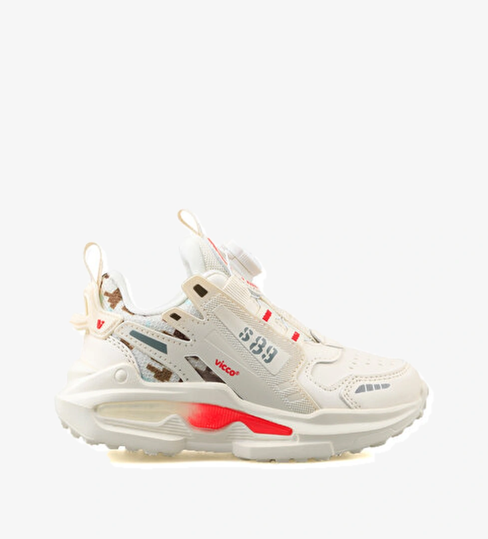 Vicco Vicco Hafif Unisex Günlük Okul Code Öncesi Bej Spor Ayakkabı model görseli