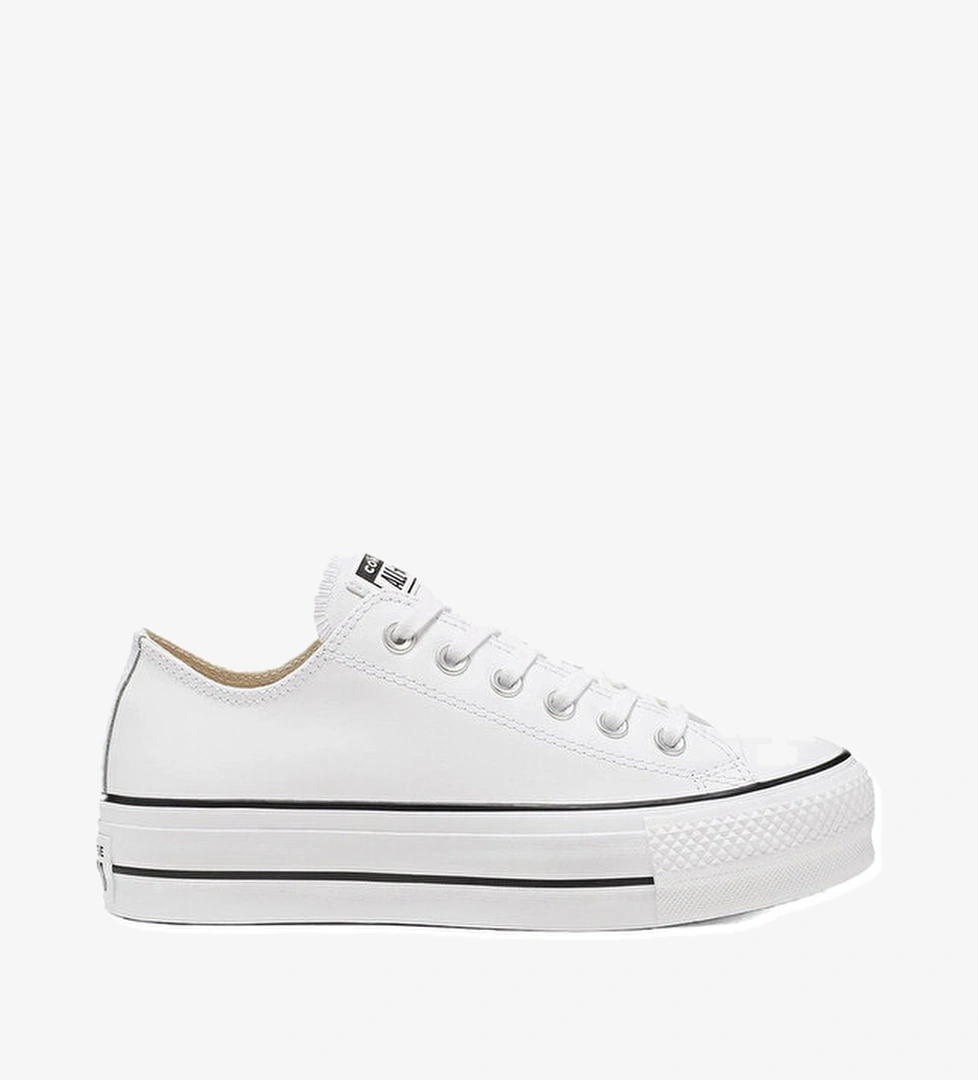 Converse Converse Beyaz Ayakkabı Günlük Chuck Taylor All Star Leather Platform Diğer | Korayspor Beyaz - 1. görsel