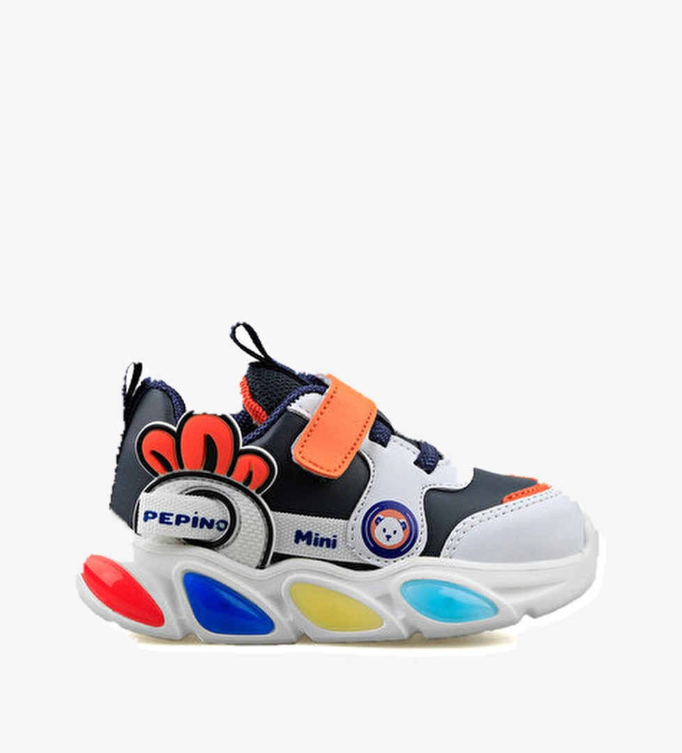 Pepino Ayakkabı Günlük Bk24 1802 Lacivert Turuncu - Görsel 1