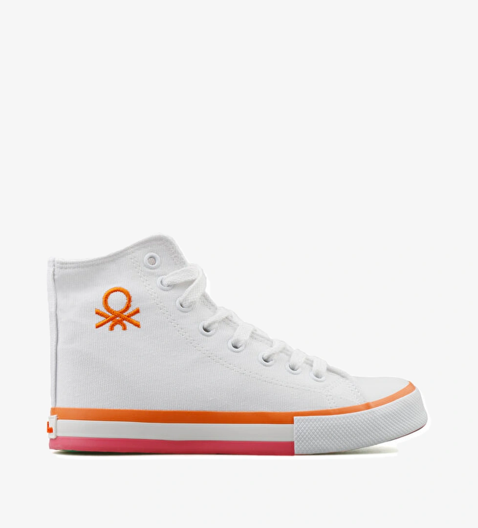 Bilinmeyen Marka Ayakkabı Günlük BN 30189 BEYAZ TURUNCU model görseli