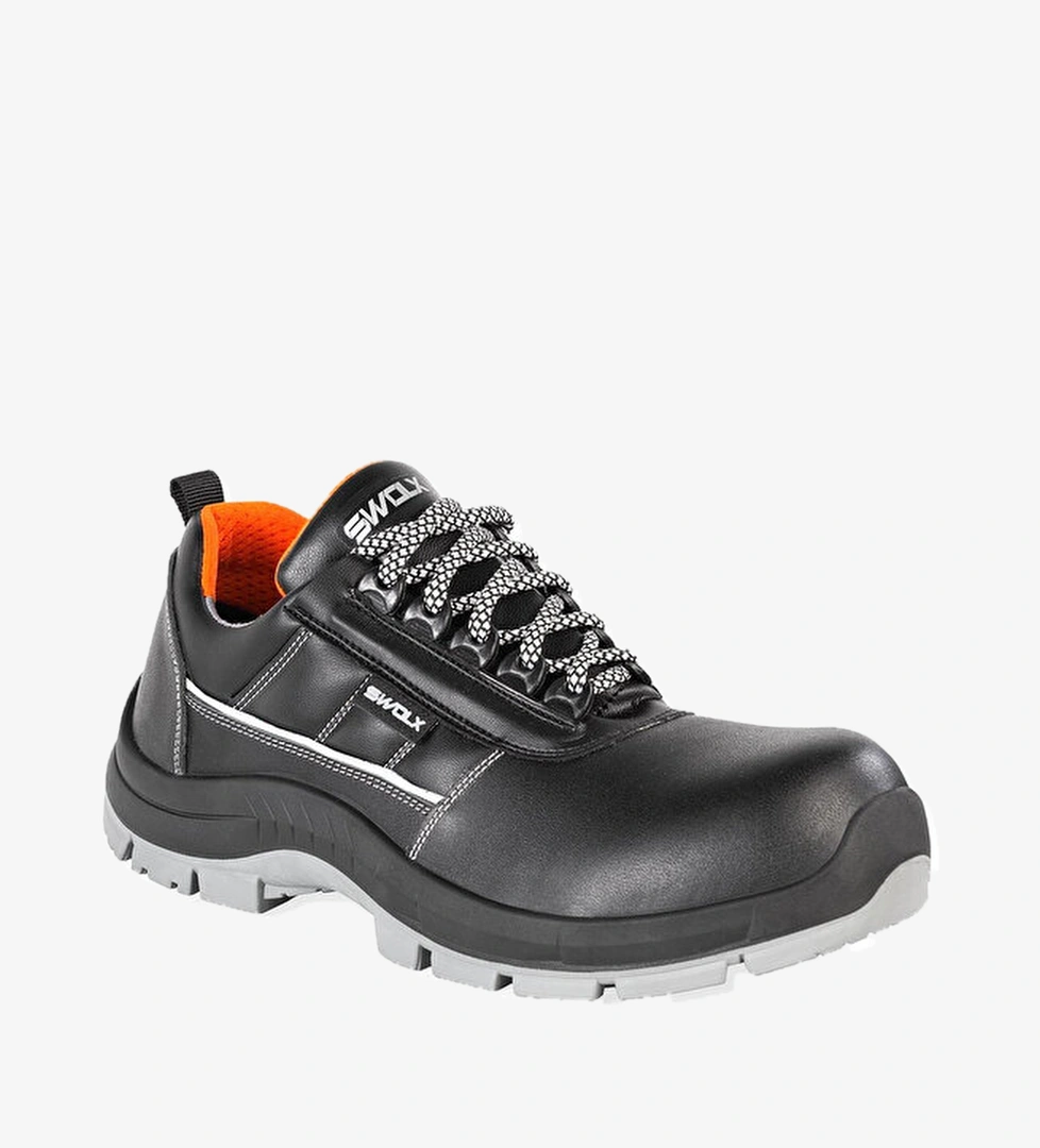 Swolx Swolx Ayakkabı İş Güvenlik Kevlar Ara Taban %100 Cilt Deri model görseli