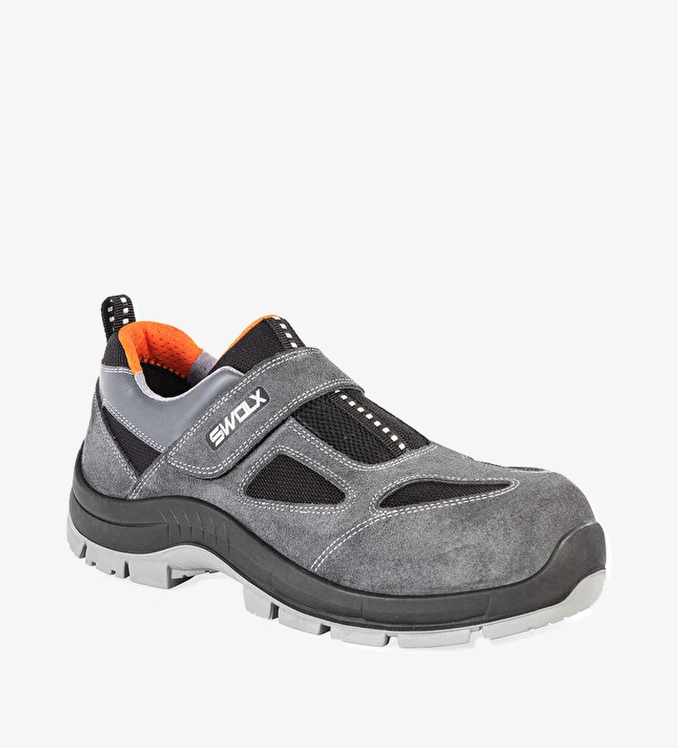 Swolx Swolx Ayakkabı İş Güvenlik Elektirikçi Suet Deri-S1P model görseli
