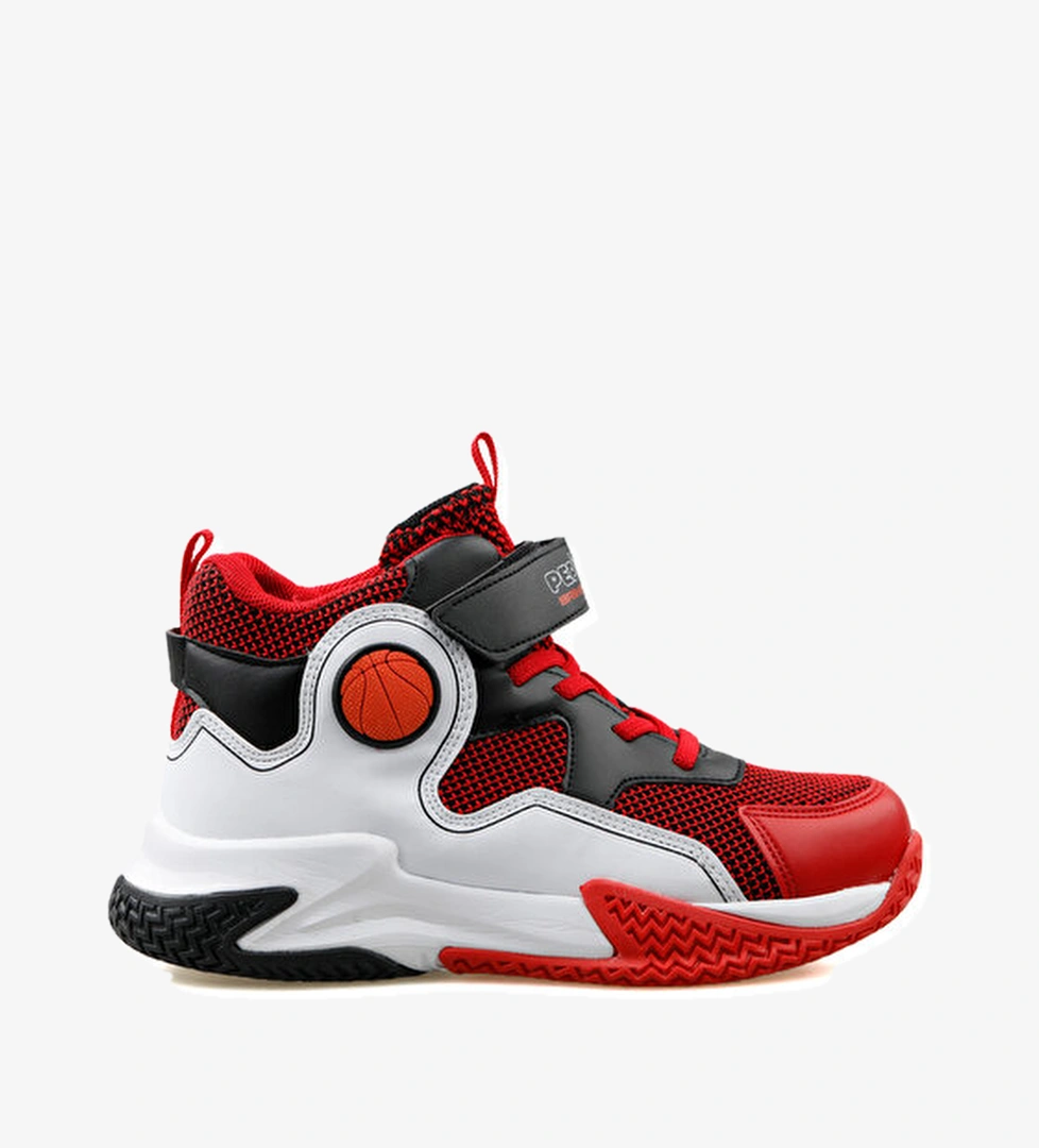 Pepino Basketbol Ayakkabısı Fy24 1656 Kırmızı Beyaz Siyah - Görsel 1
