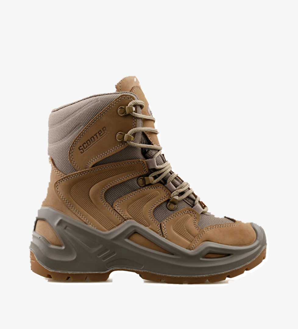 Scooter Scooter Ayakkabı Outdoor Ayakkabısı Nubuk Bej model görseli