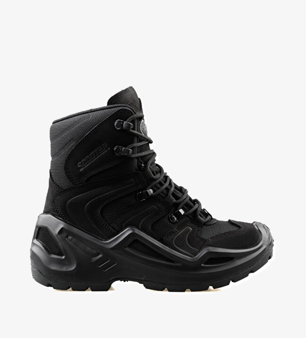 Scooter Scooter Ayakkabı Outdoor Ayakkabısı Nubuk Siyah model görseli