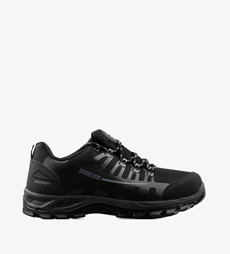 Scooter Ayakkabısı Trekking Bot ve Ayakkabıları Tekstil Siyah