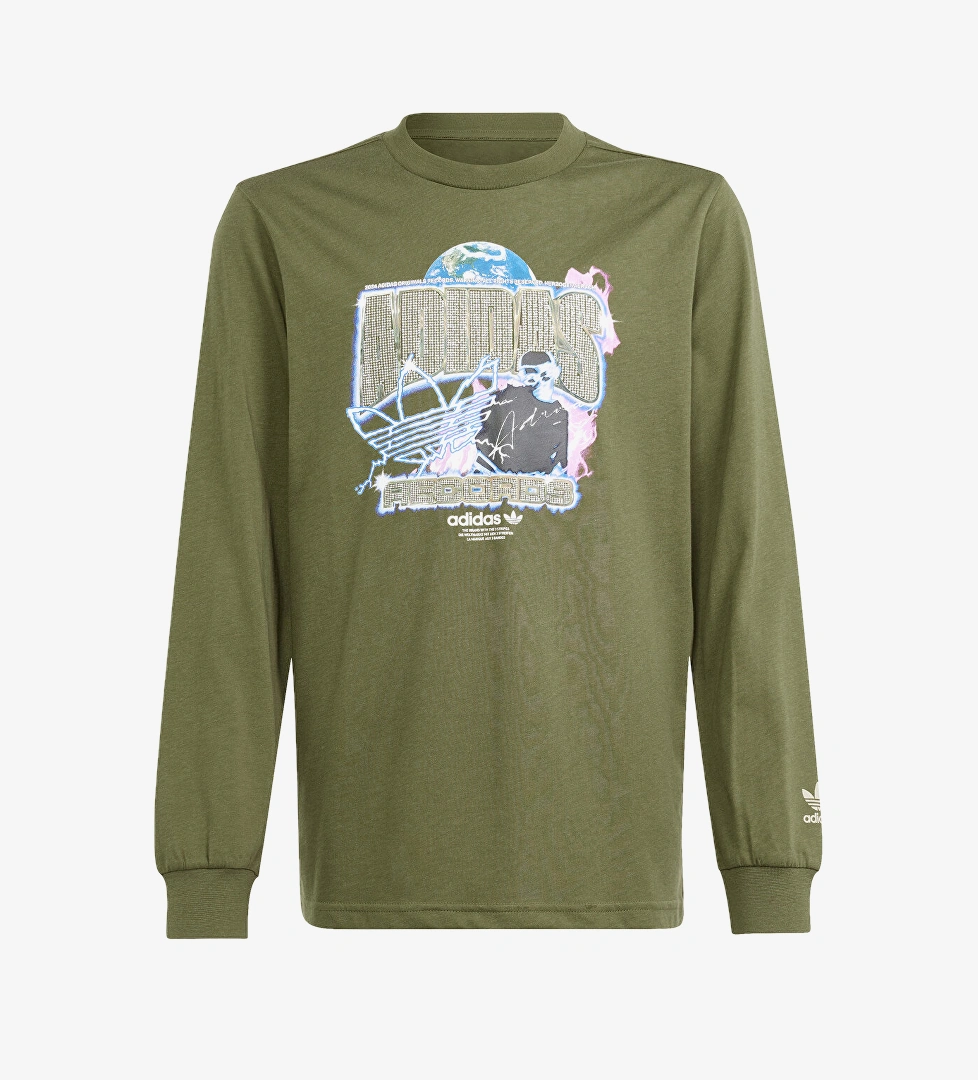 Adidas Yeşil Adidas Longsleeve