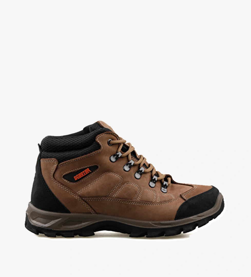 Scooter Scooter Ayakkabısı Trekking Bot ve Ayakkabıları Nubuk Kum model görseli