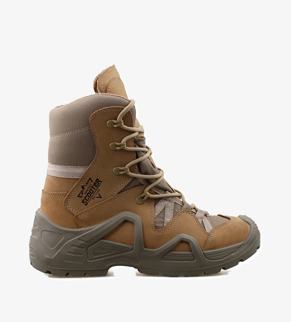 Scooter Scooter Ayakkabı Outdoor Ayakkabısı Nubuk Deri Bej model görseli