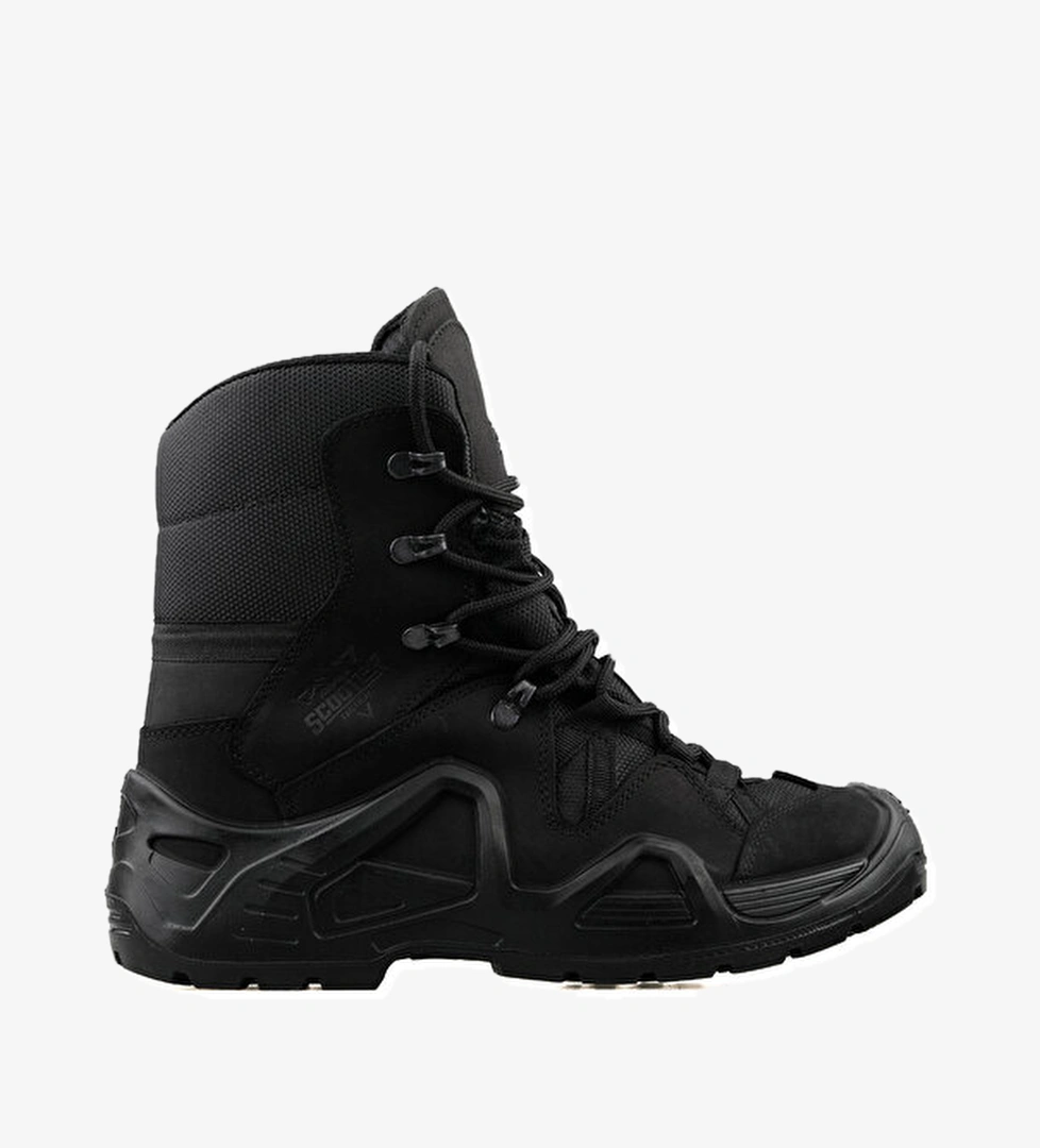 Scooter Ayakkabısı Trekking Bot ve Ayakkabıları Watertight Nubuk Deri Siyah