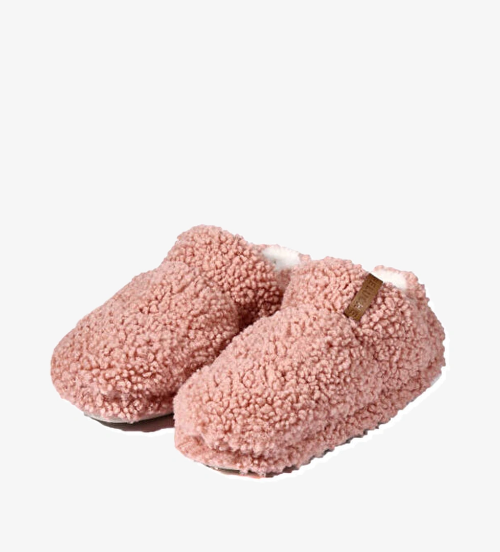 Peluche Ayakkabı Terlik Pink Teddy Women Slipper