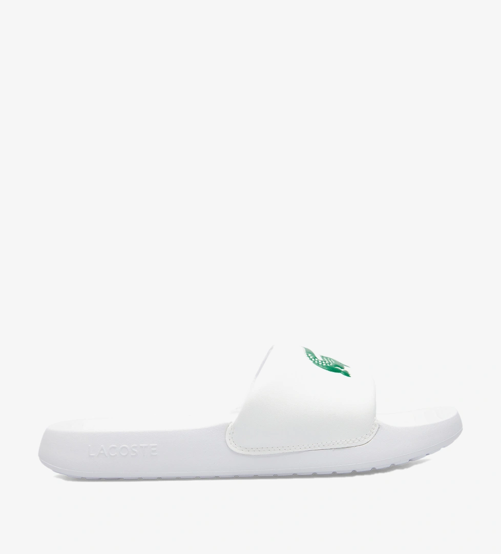 Lacoste Beyaz Lacoste Serve Slide Erkek Terlik