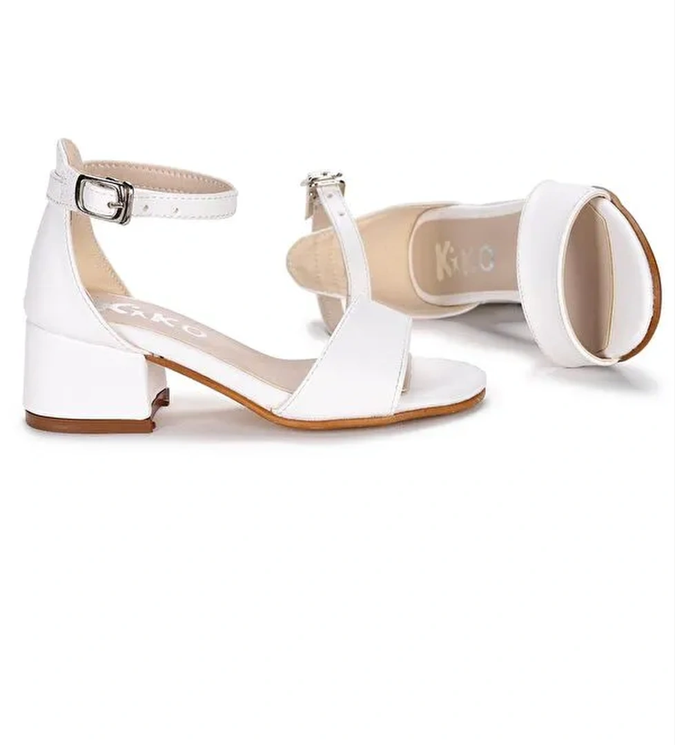 769 Cilt Günlük Kız Çocuk 4 Cm Topuklu Sandalet Ayakkabı