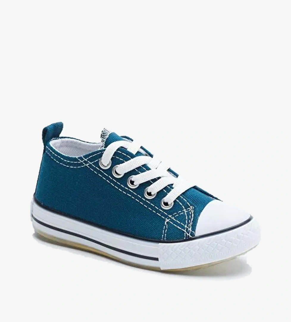 Çocuk Unisex Petrol Işıklı Spor Ayakkabı Tb998 - Görsel 1