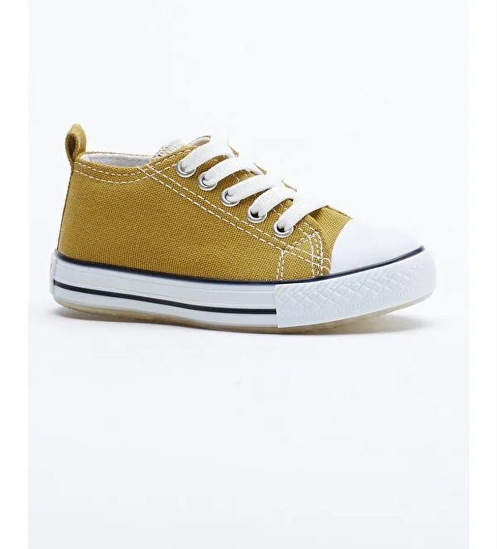 Çocuk Unisex Hardal Işıklı Spor Ayakkabı Tb998 - Görsel 1