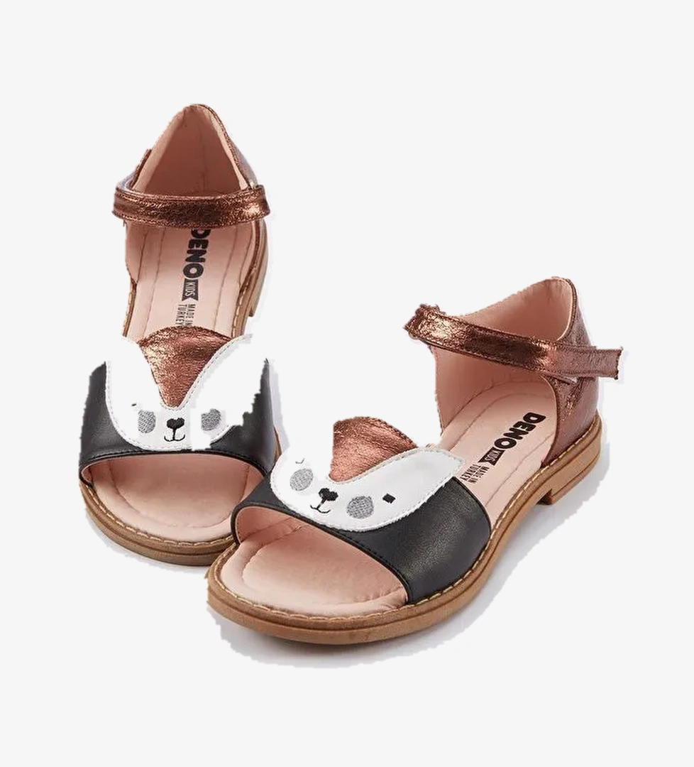 Kedi Kız Çocuk Sandalet - Görsel 1