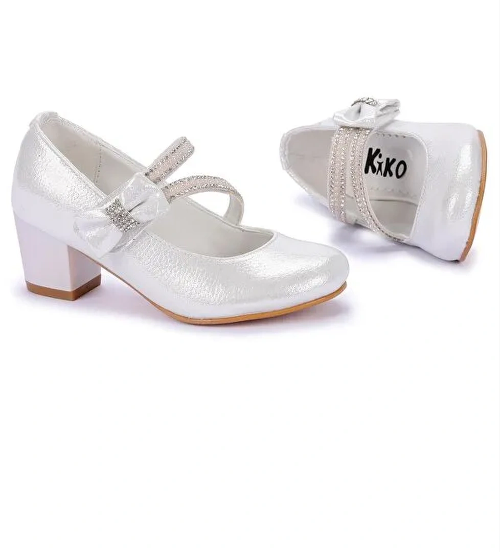 Aisha Vakko Günlük Kız Çocuk 4 Cm Topuklu Abiye Ayakkabı