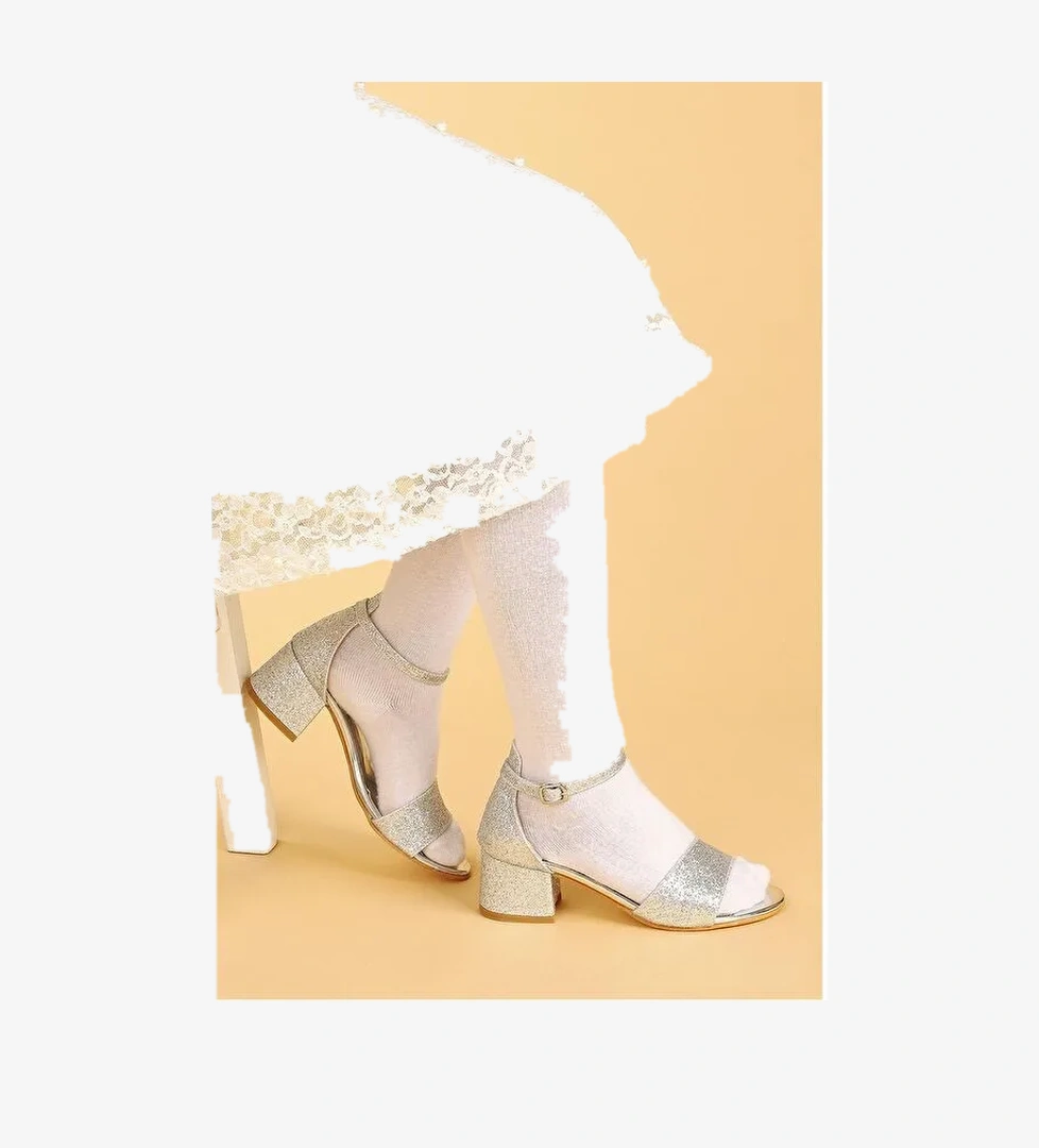 Alexa Günlük Kız Çocuk 4 Cm Topuklu Sandalet Abiye Ayakkabı