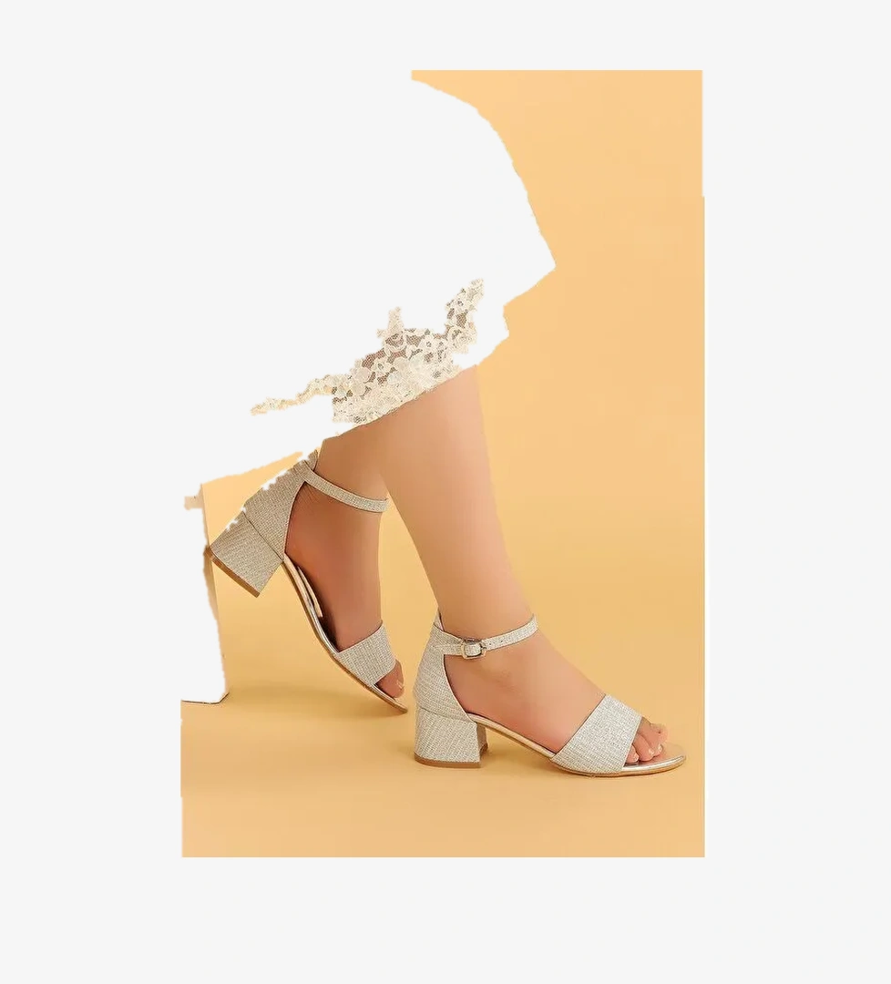 Alexa Günlük Kız Çocuk 3 Cm Topuklu Sandalet Abiye Ayakkabı