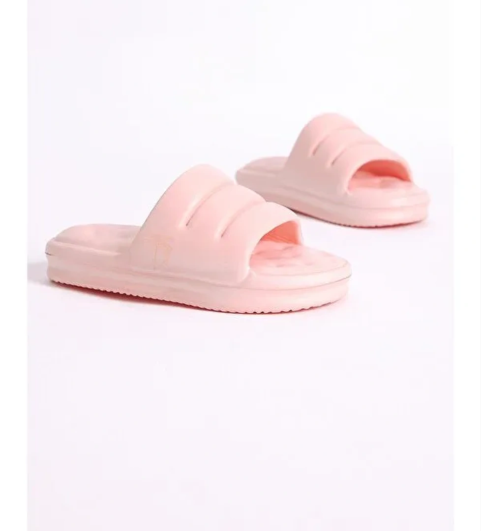 Kadın Somon Rahat Kalıp Dilimli Model Önü Açık Eva Terlik - Görsel 1