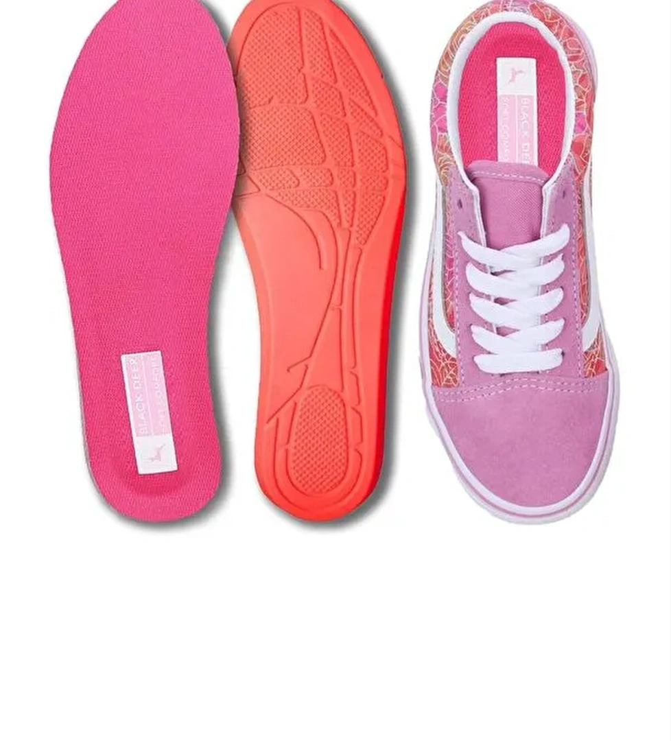 Black Deer X45 Yumuşak Ortopedik Tabanlık Kadın Pembe model görseli