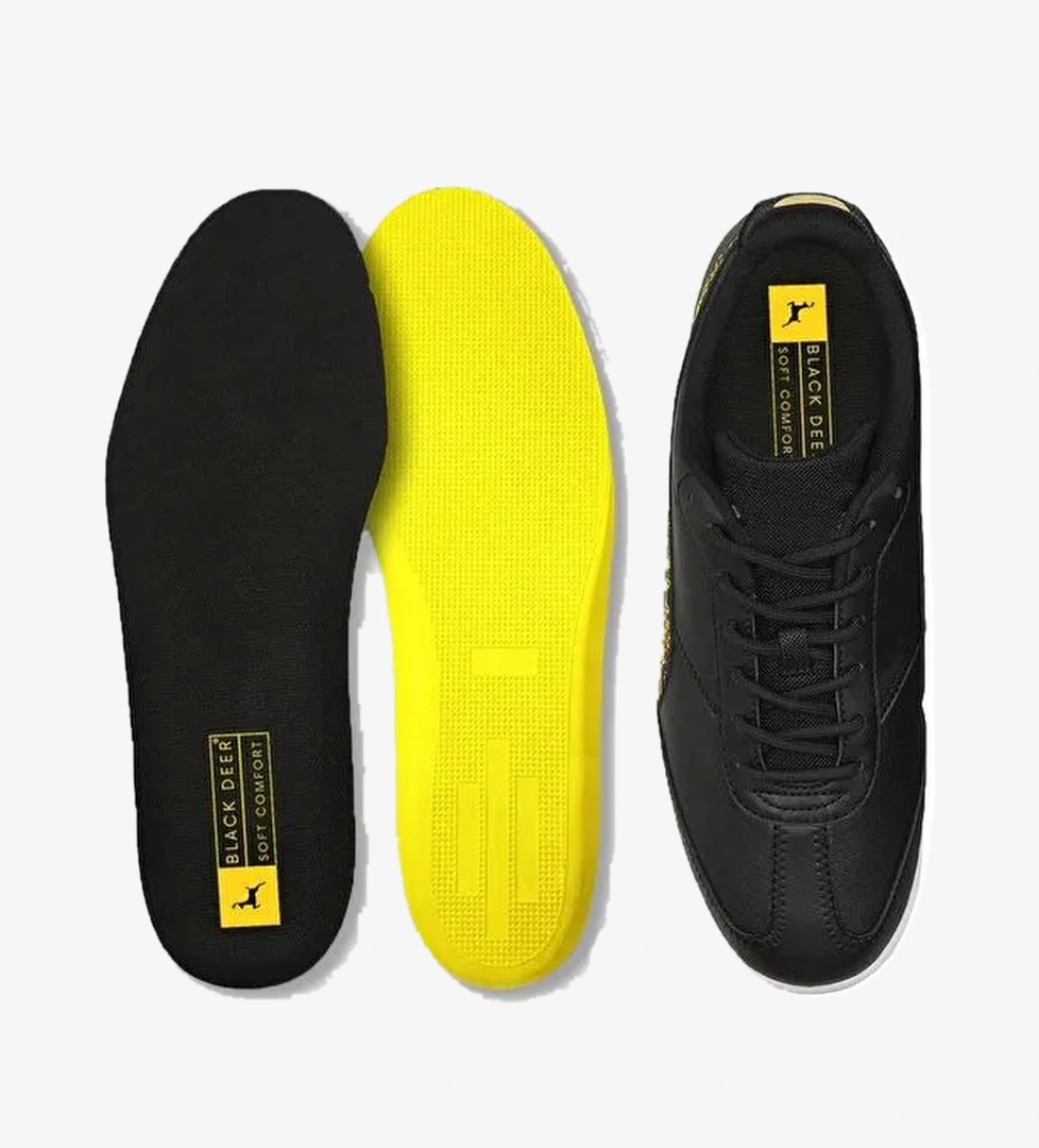 Black Deer X15 X30 Yumuşak Ortopedik Tabanlık Erkek Kadın Siyah model görseli