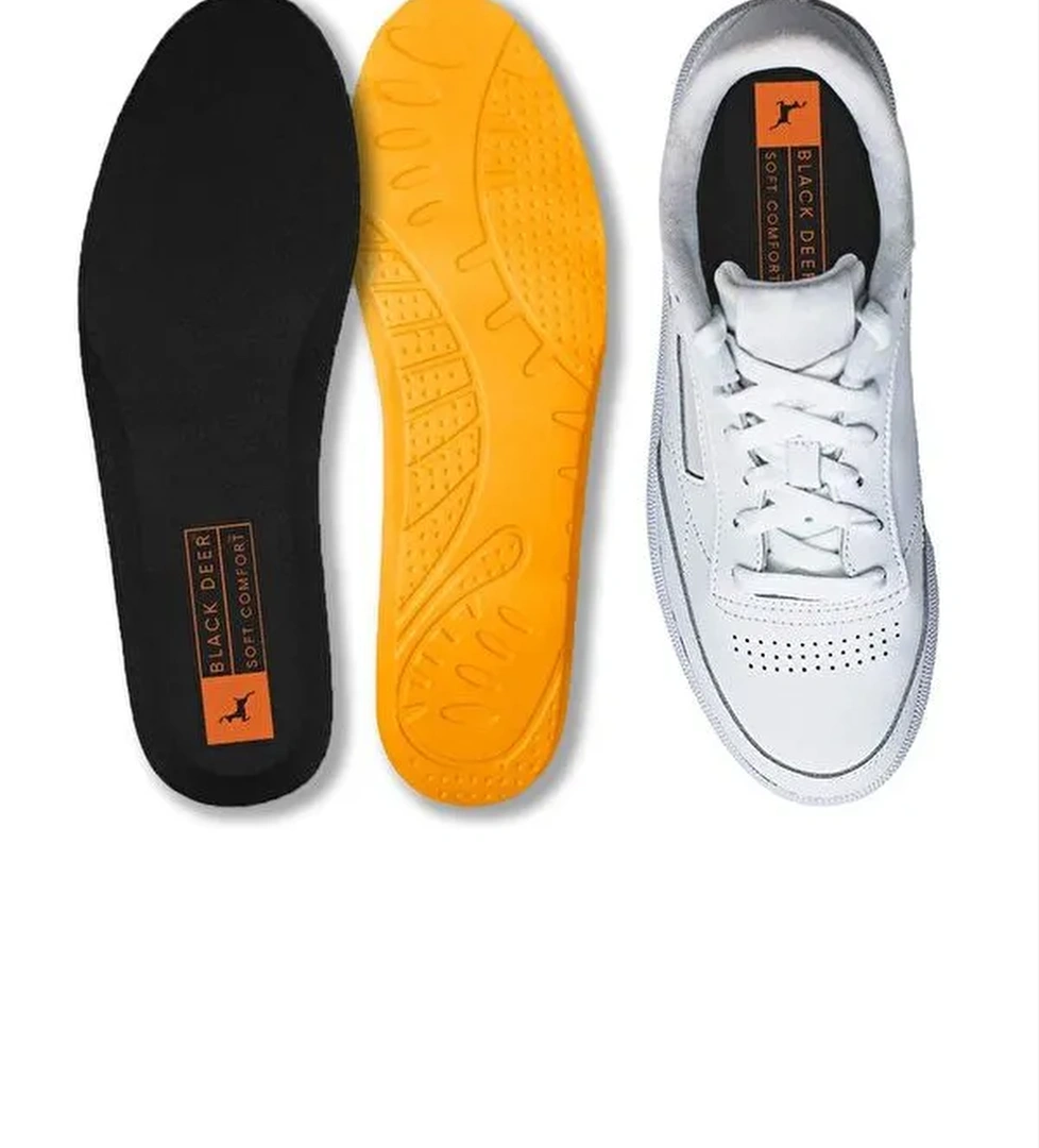 X30 Yumuşak Ortopedik Tabanlık Erkek Kadın Siyah