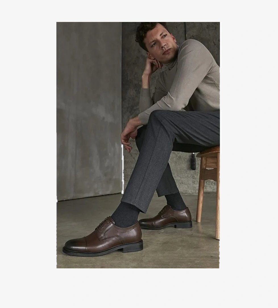 Ziya Ayakkabı Hakiki Deri Erkek Ayakkabı 133744Z2381 Kahve model görseli