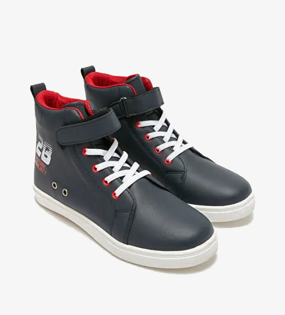 Lcw Steps Lcw Steps Lacivert Baskılı Bağcık ve Cırt Cırtlı Erkek Çocuk Spor Ayakkabı LC Waikiki'de! Lacivert - 1. görsel