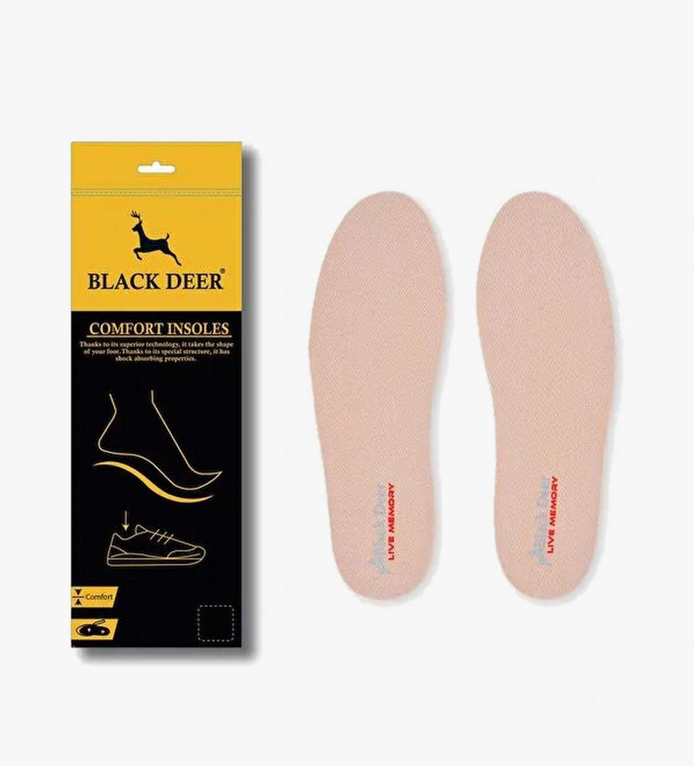 Black Deer Memory Live Yumuşak Ortopedik Tabanlık Beyaz model görseli